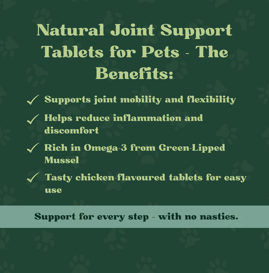 Natural Joint Support Tablets for Pets | 120 Tablets