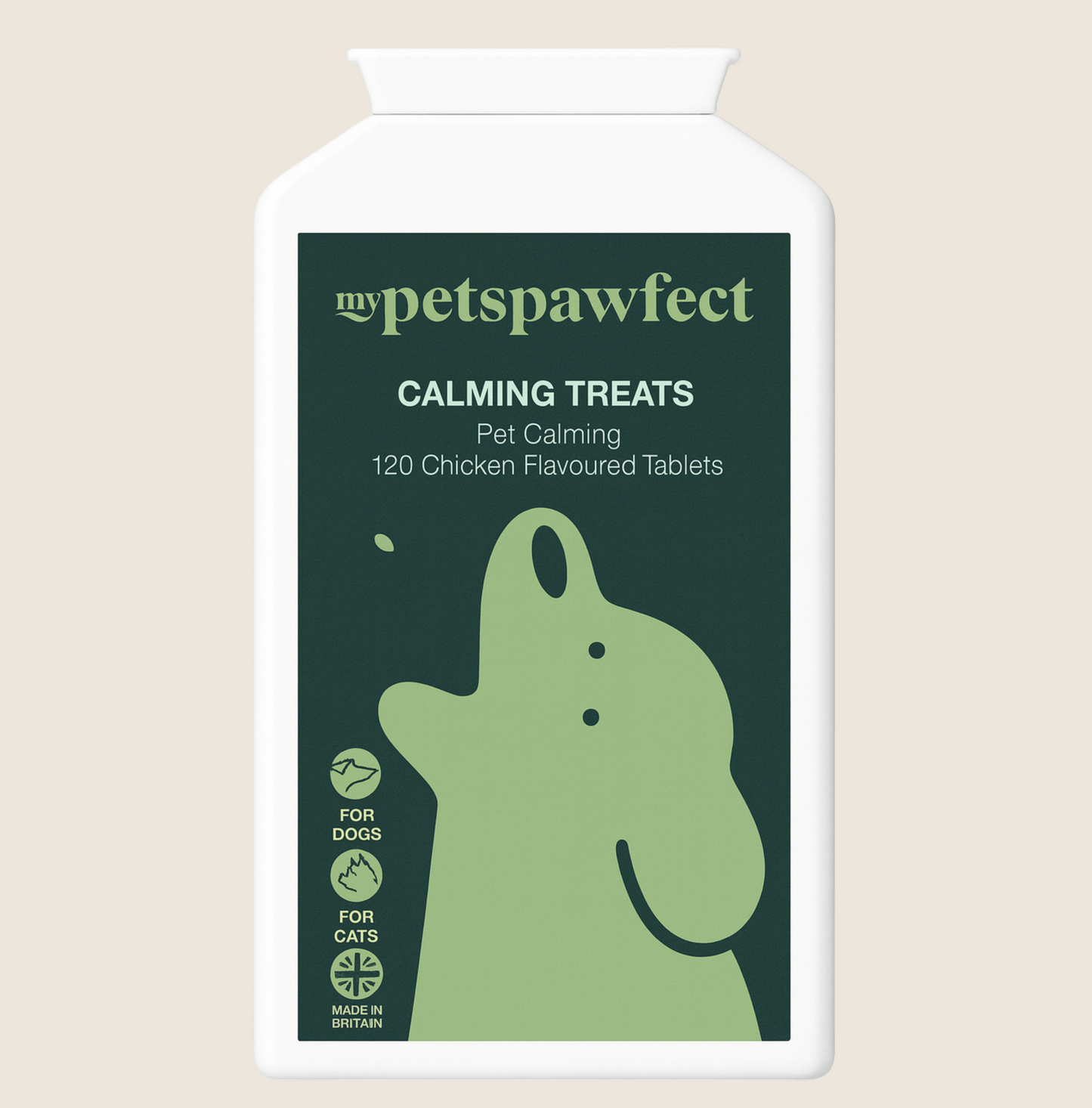 Chicken-Flavored Calming Tablets for Dogs | 120 Tablets