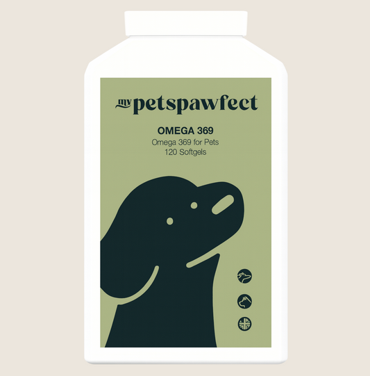 Omega 3-6-9 Supplement for Pets | 120 Softgels